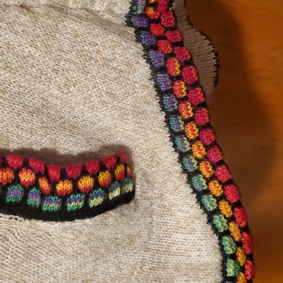 Gaupo Peru Meych Hooded Cardigan Made in Peru - Picture 3 of 15